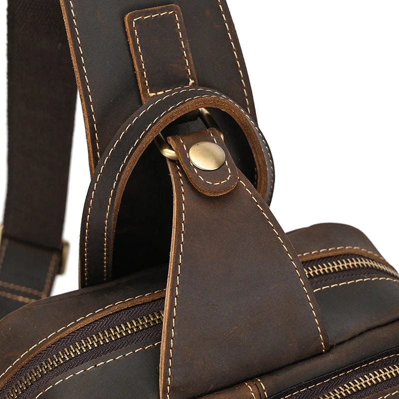 sac artisanal marron