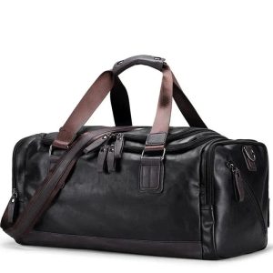 grand sac cuir sport noir