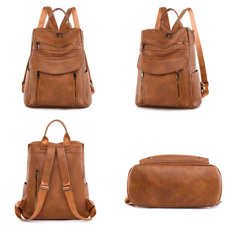 cuir marron compact