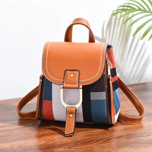 petit sac à dos urbain à motifs géométriques