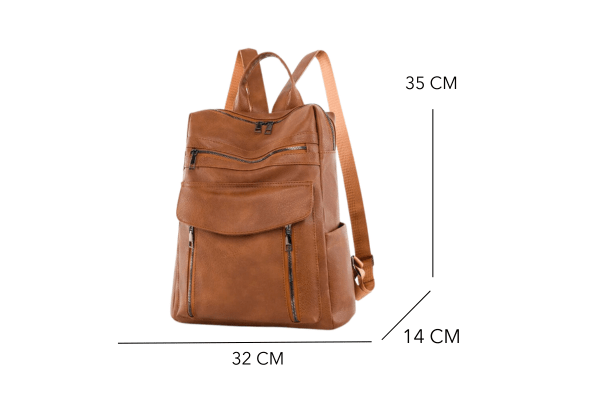 sac vintage look multi-poches