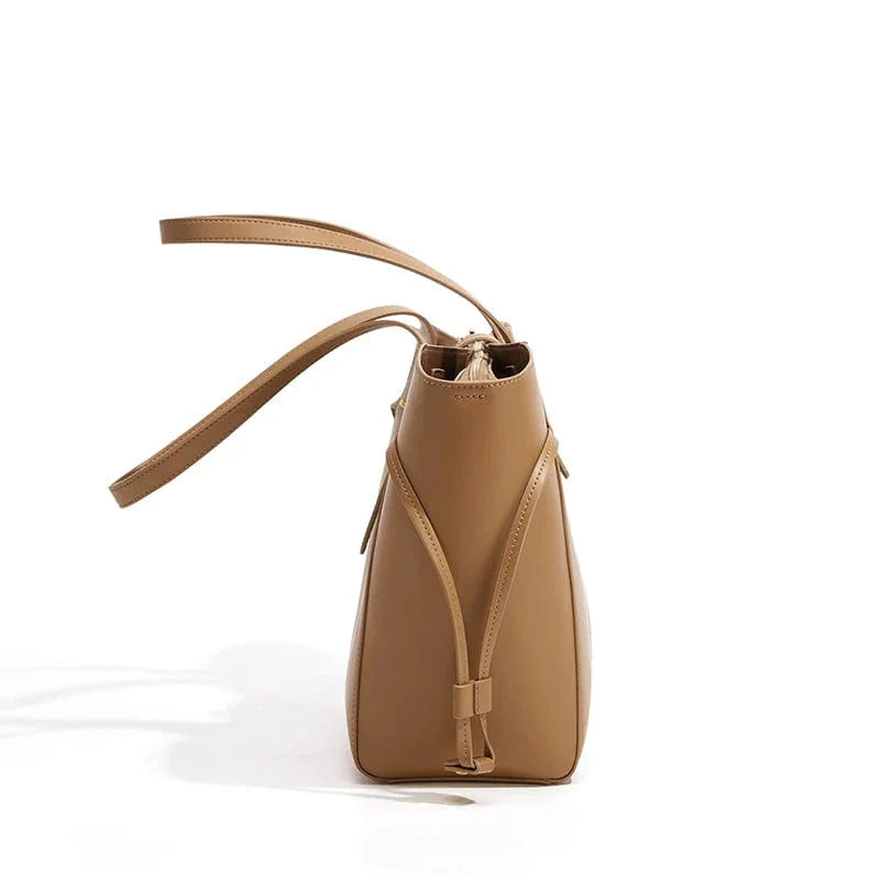 élégant sac cuir doré