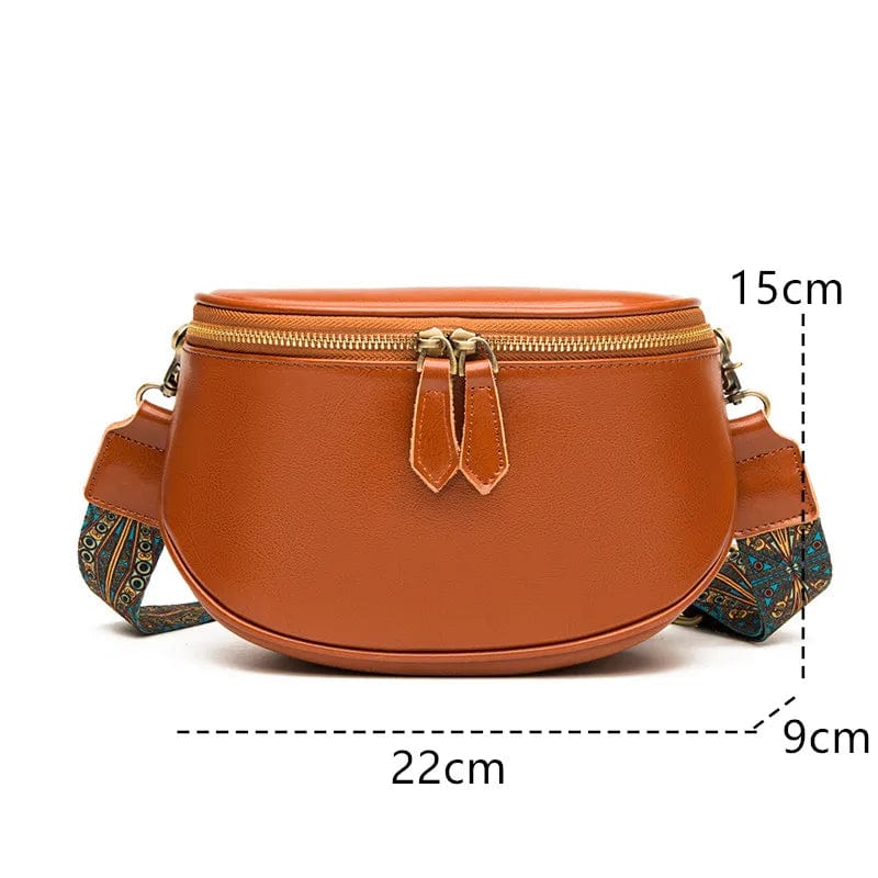 sac marron avec sangle