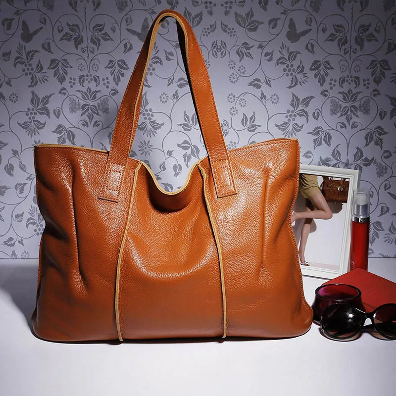 cabas cuir souple durabilité