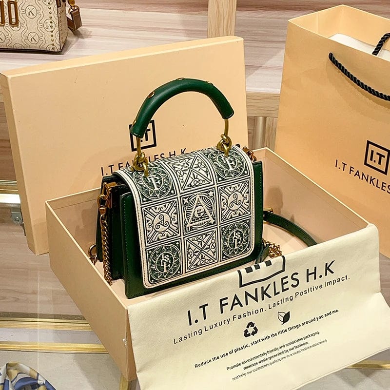broderie géométrique chic