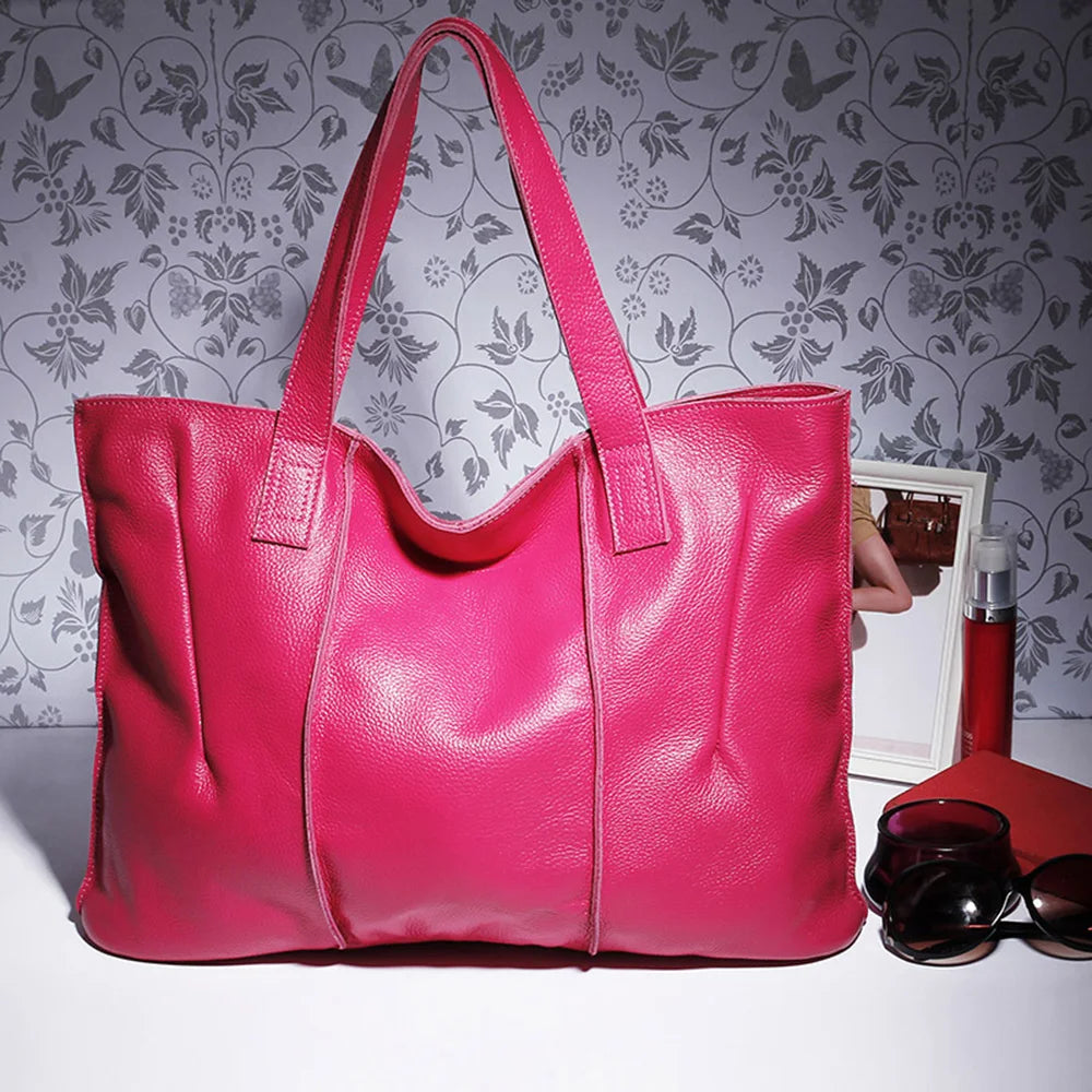 design cabas cuir souple