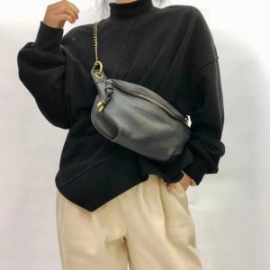 sac cuir bandoulière noir