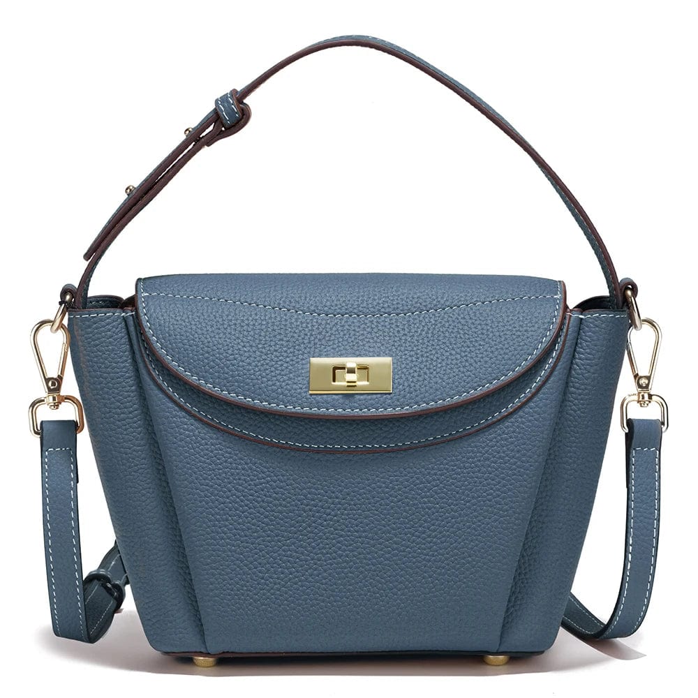 sac avec rabat en cuir