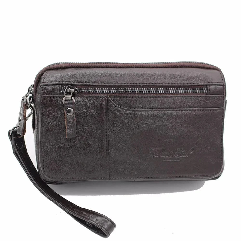 accessoire cuir noir pratique