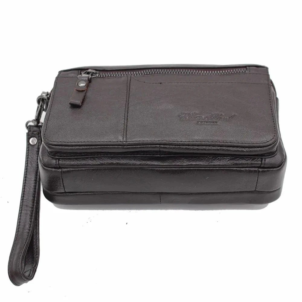 pochette noire multipoches