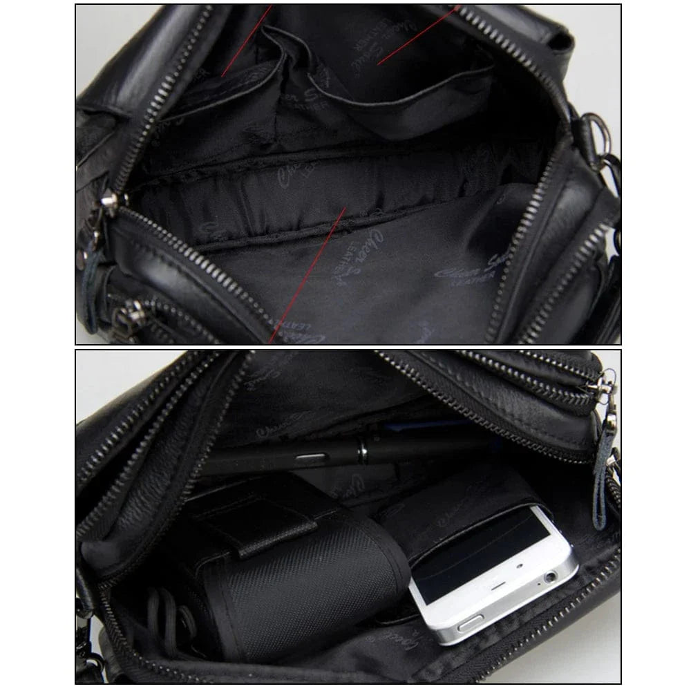 pochette en cuir pour le poignet