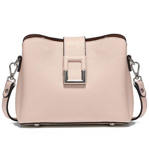 sac bandoulière rose pâle