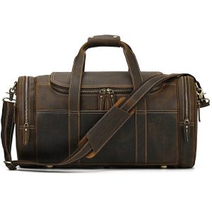 Sac Voyage Cuir Vintage
