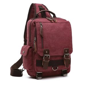 sac à dos vintage bordeaux