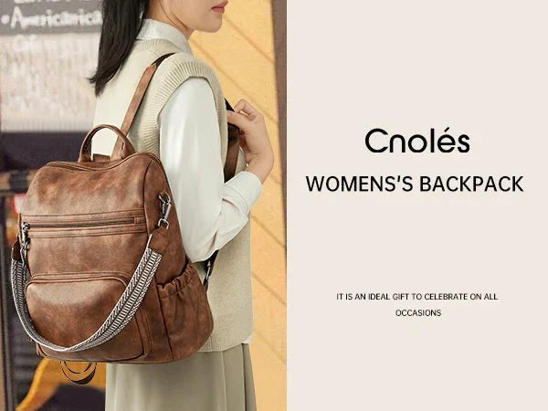 sac à dos élégant en cuir
