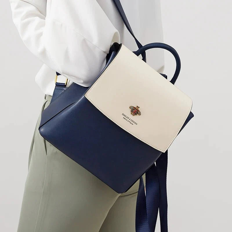sac à dos moderne bleu blanc