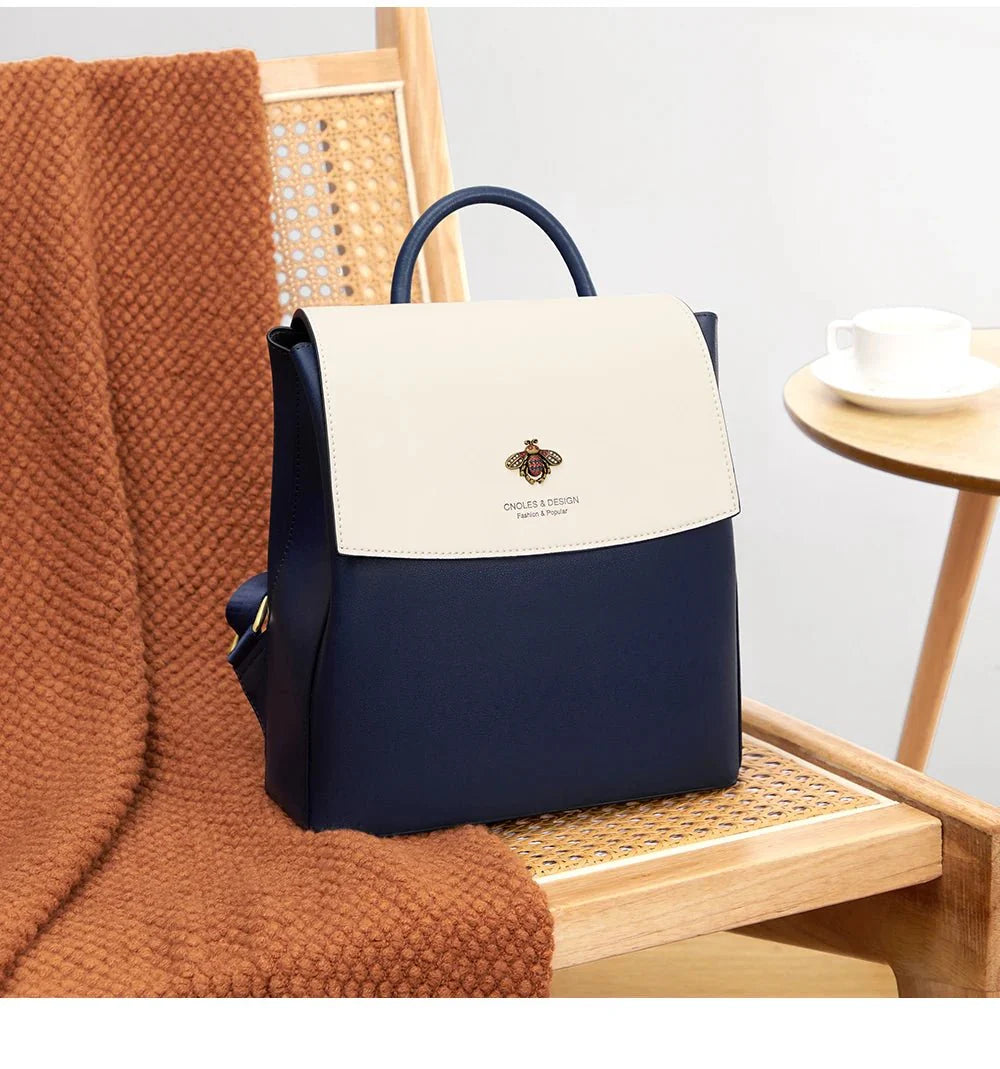 sac à dos polyvalent bleu blanc
