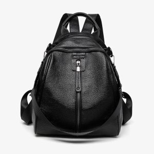 sac à dos cuir noir