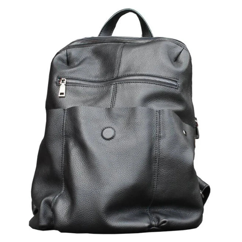 accessoire sac à dos cuir noir