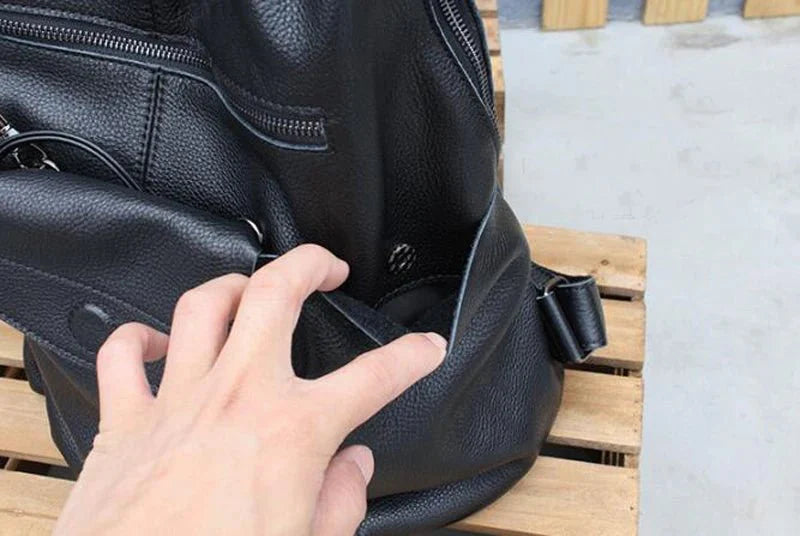 solution sac à dos noir souple