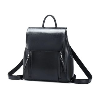 sac à dos cuir noir