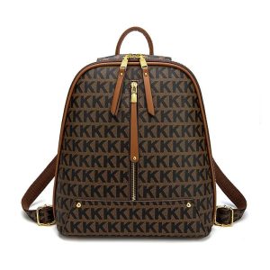 sac à dos chic aux motifs K dorés
