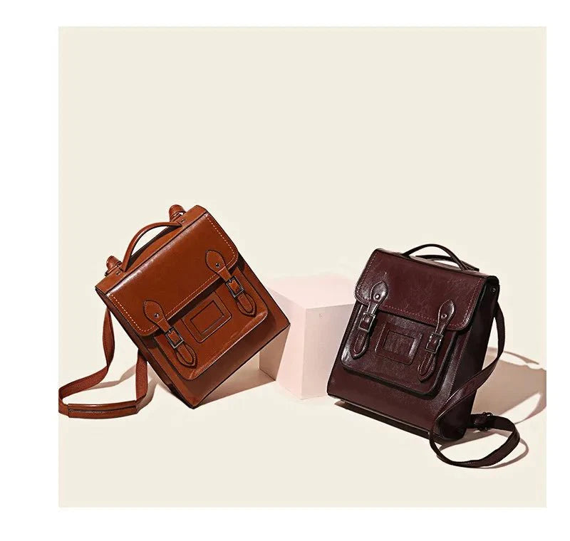 chic sac rigide marron
