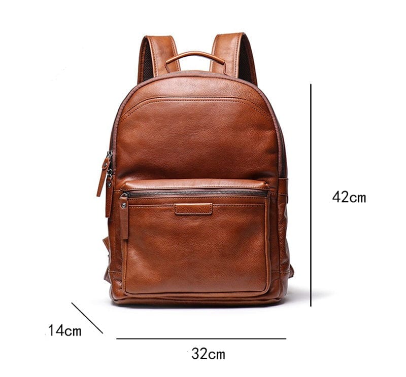 accessoire en cuir brun