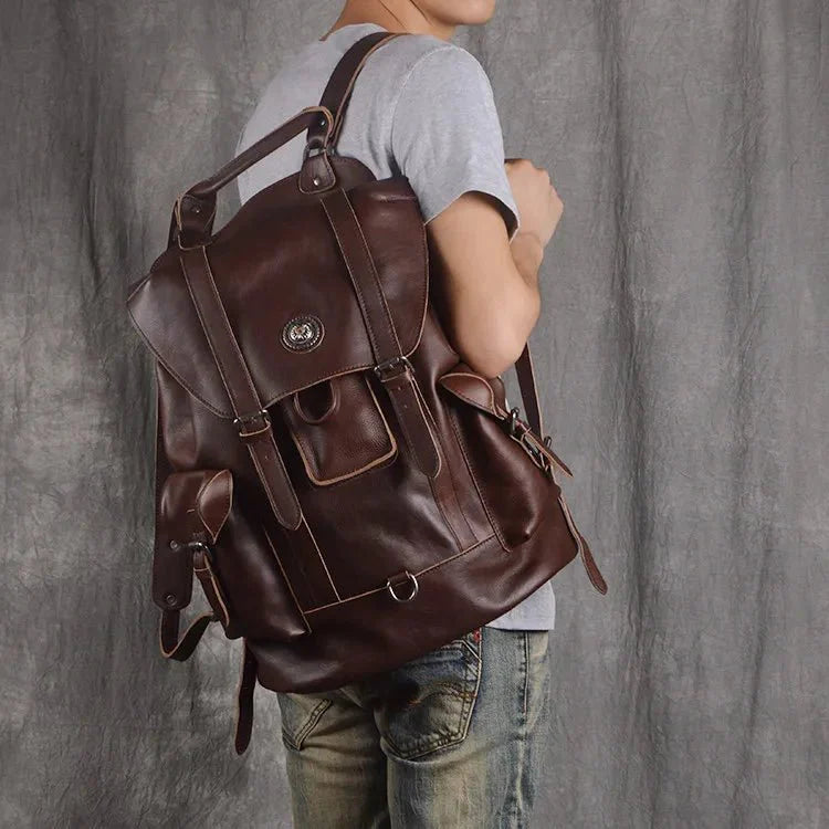 accessoire mode cuir marron