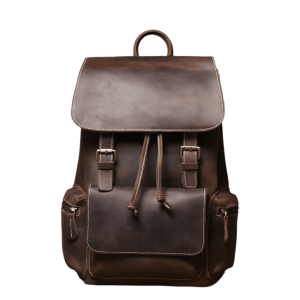 sac à dos cuir patiné