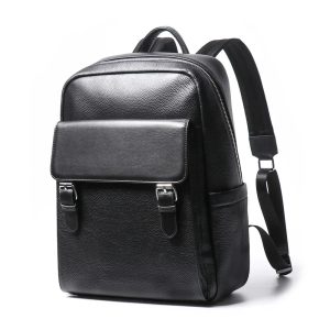 sac à dos cuir noir