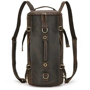 sac à dos cuir patiné