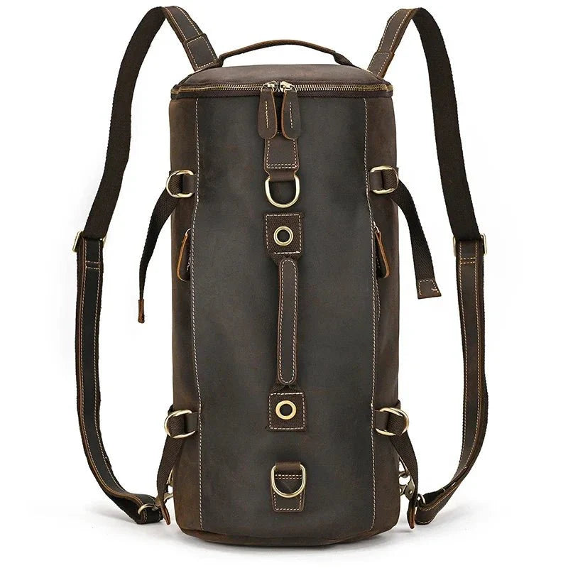 sac à dos cuir patiné
