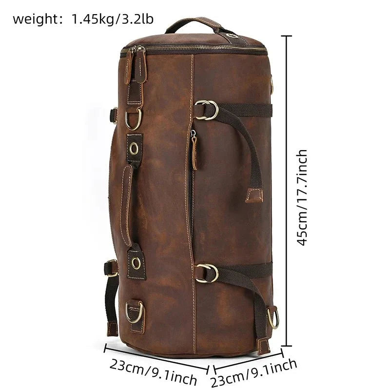 aventure sac cuir