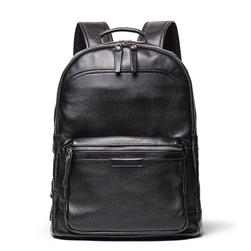 sac à dos brun cuir