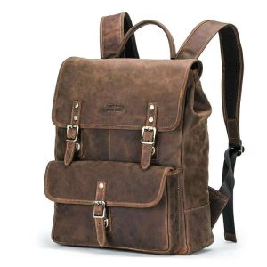 sac à dos cuir vintage