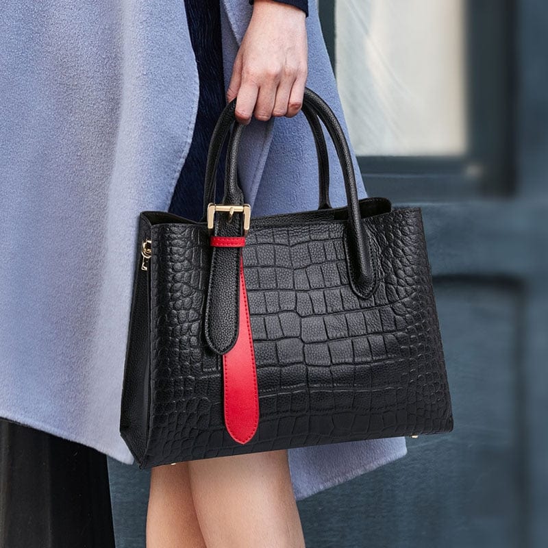 accessoire chic texture croco