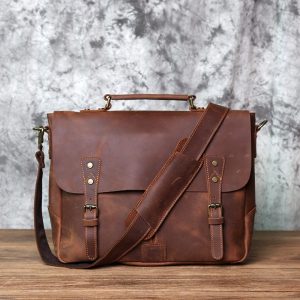 sac cuir vintage