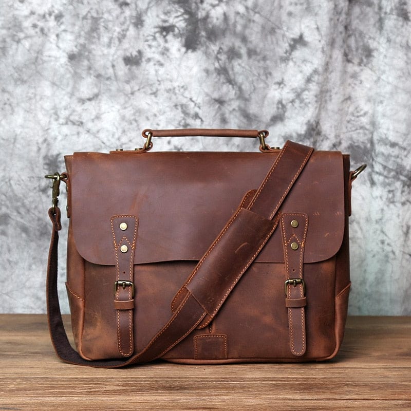 sac cuir vintage