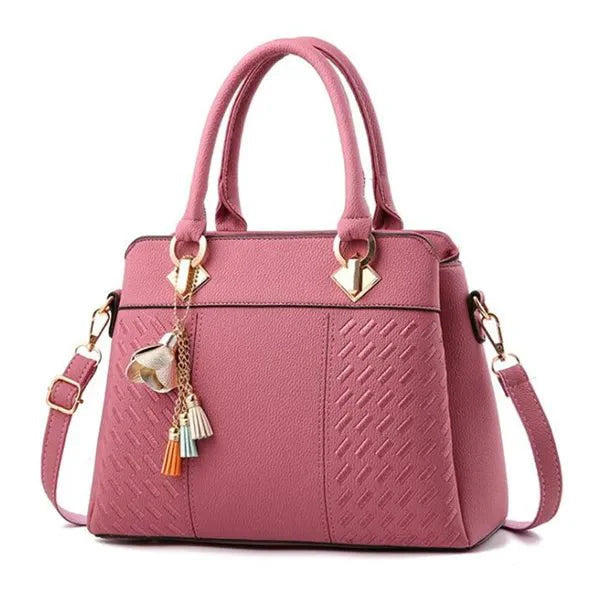 pochette beige cuir