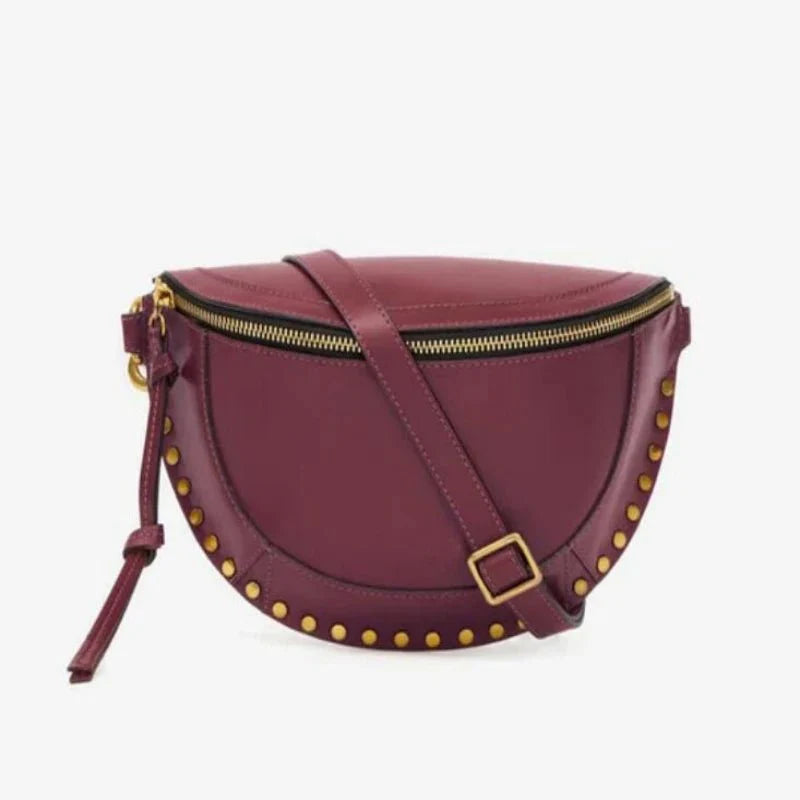 sac banane cuir