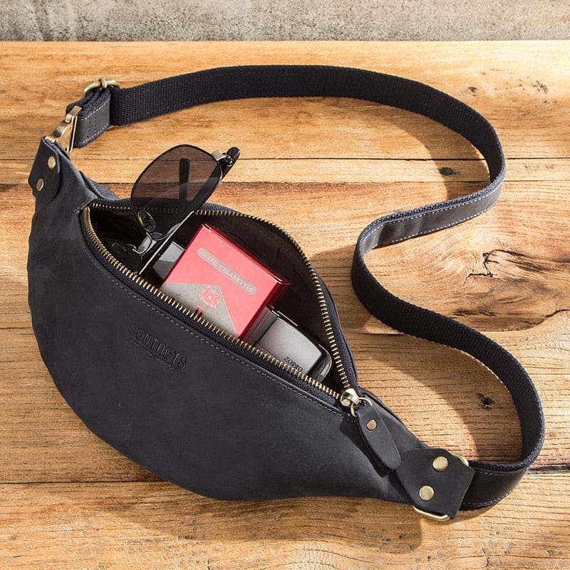 sac pratique en cuir