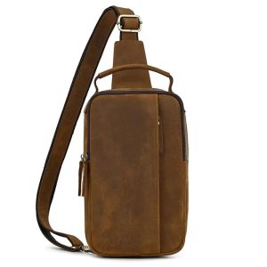 sac cuir de poitrine