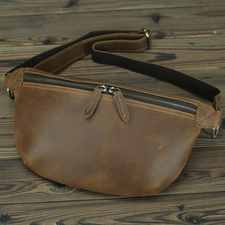 sac cuir noir élégant
