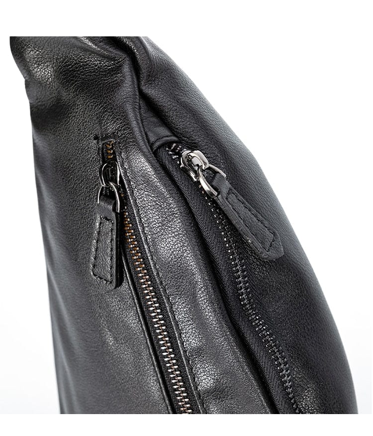 sac banane cuir