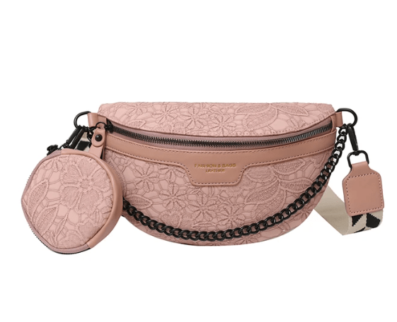 sac banane floral tendance
