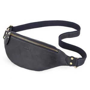 sac banane compact cuir