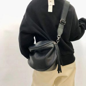 grand sac banane noir