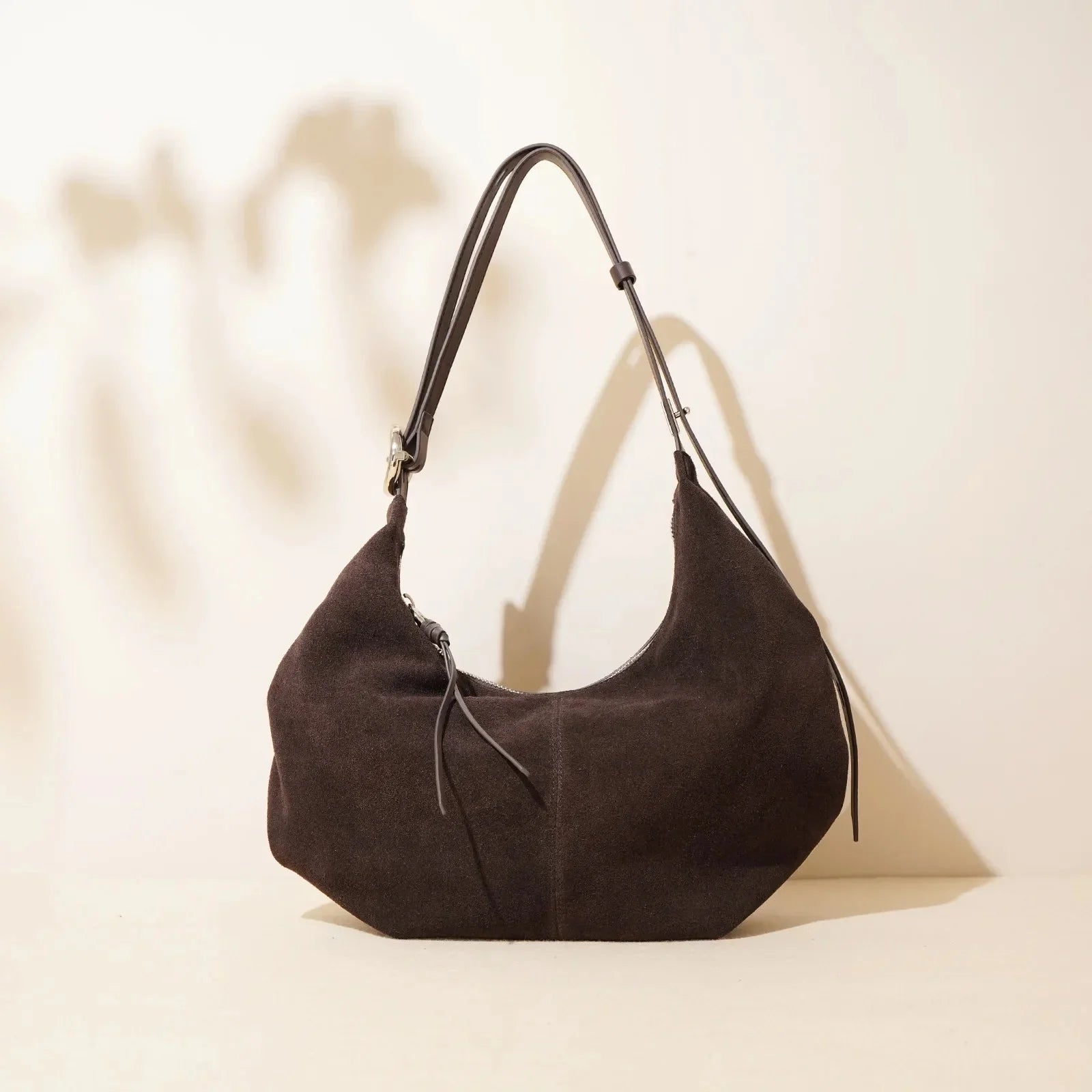 Hobo Marron Accessoire Cuir