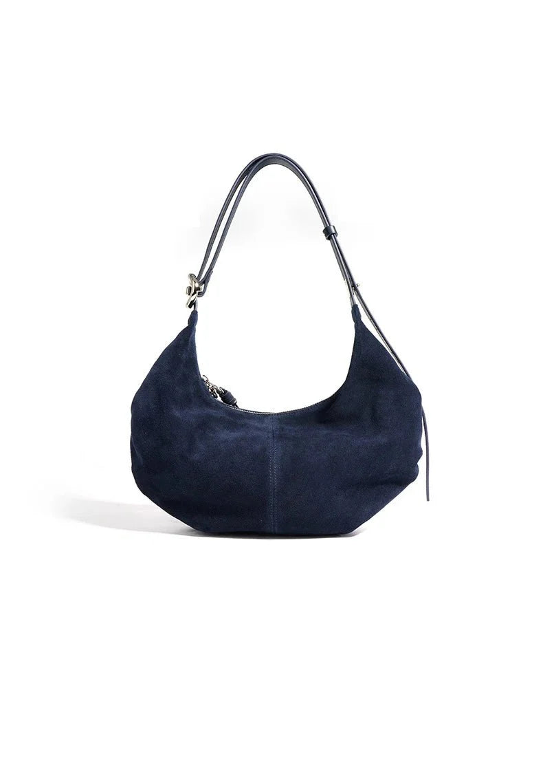 Hobo Élégant Cuir Marron